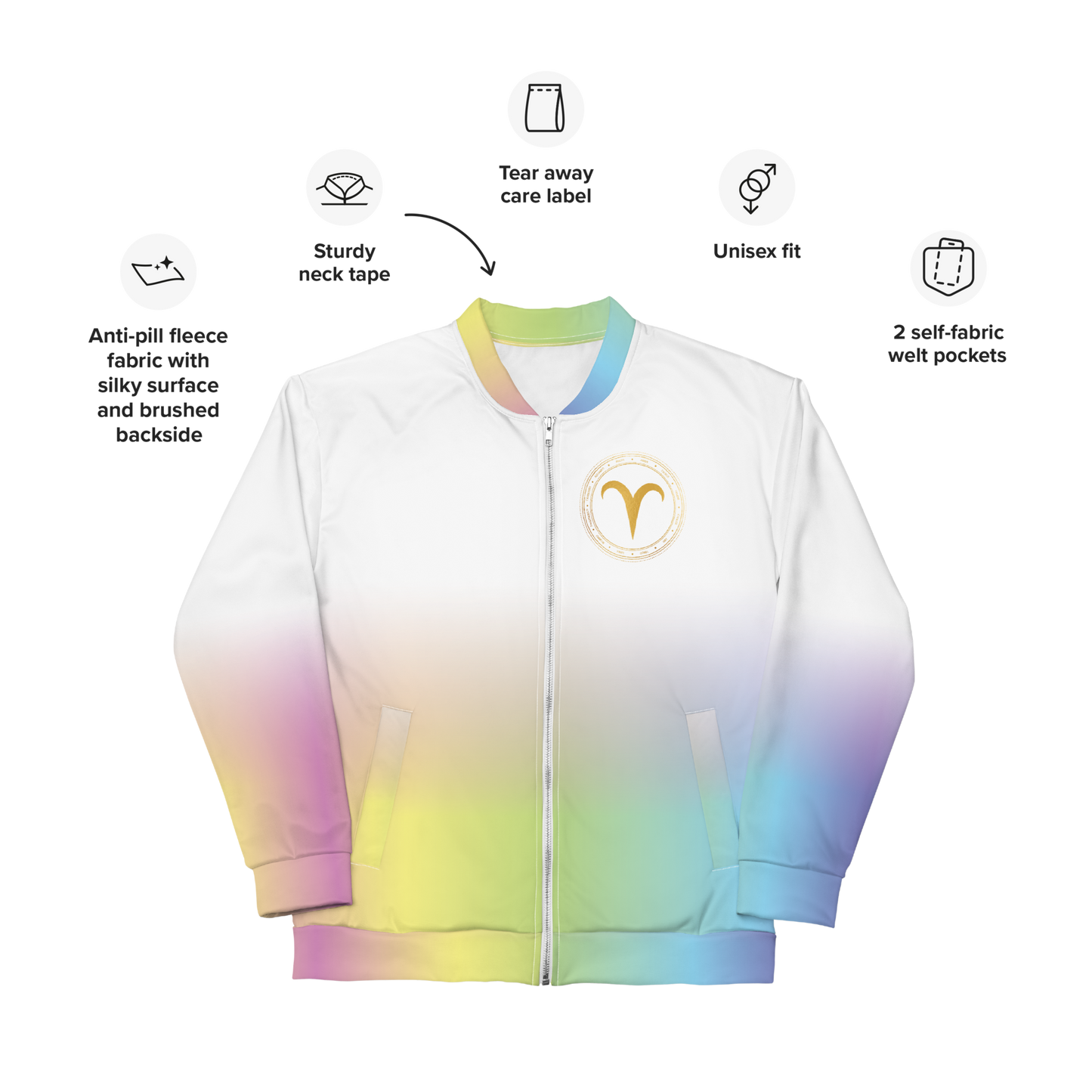 Zodiac Bomber Jacket - Pride
