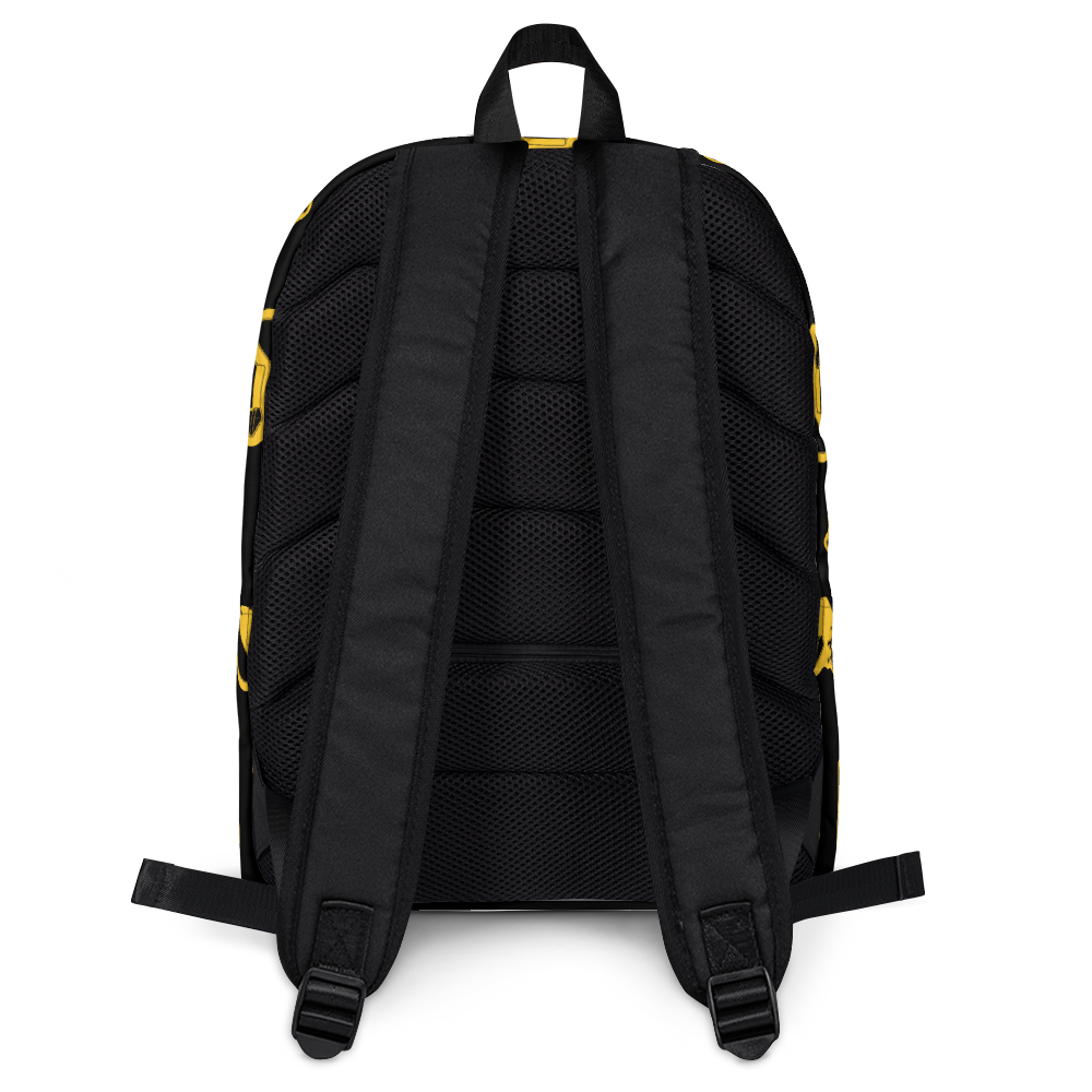 Fresh Squeezed Pattern Backpack - Black/Yellow