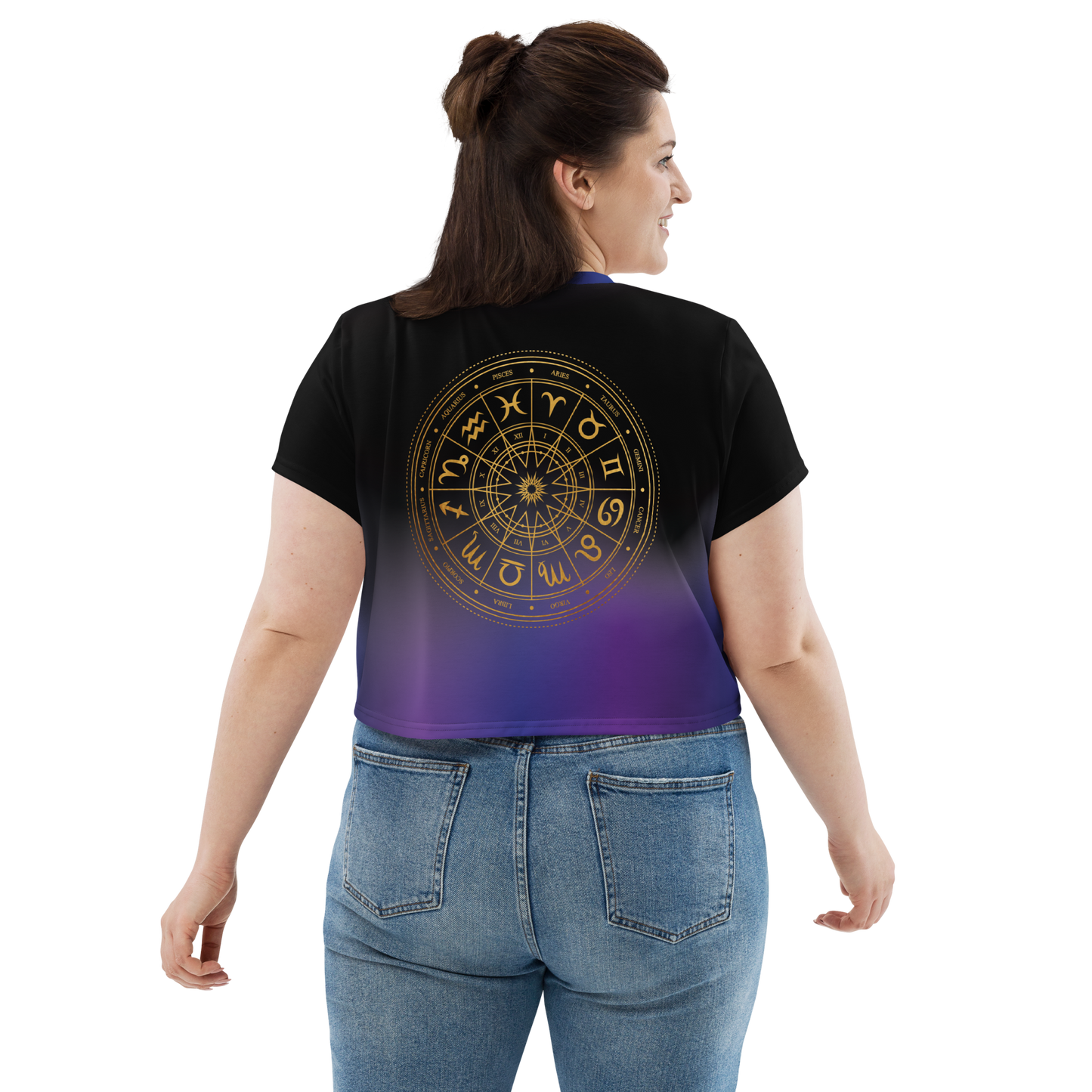 Fresh Squeezed Zodiac Crop Top - Midnight