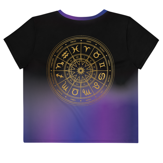 Fresh Squeezed Zodiac Crop Top - Midnight