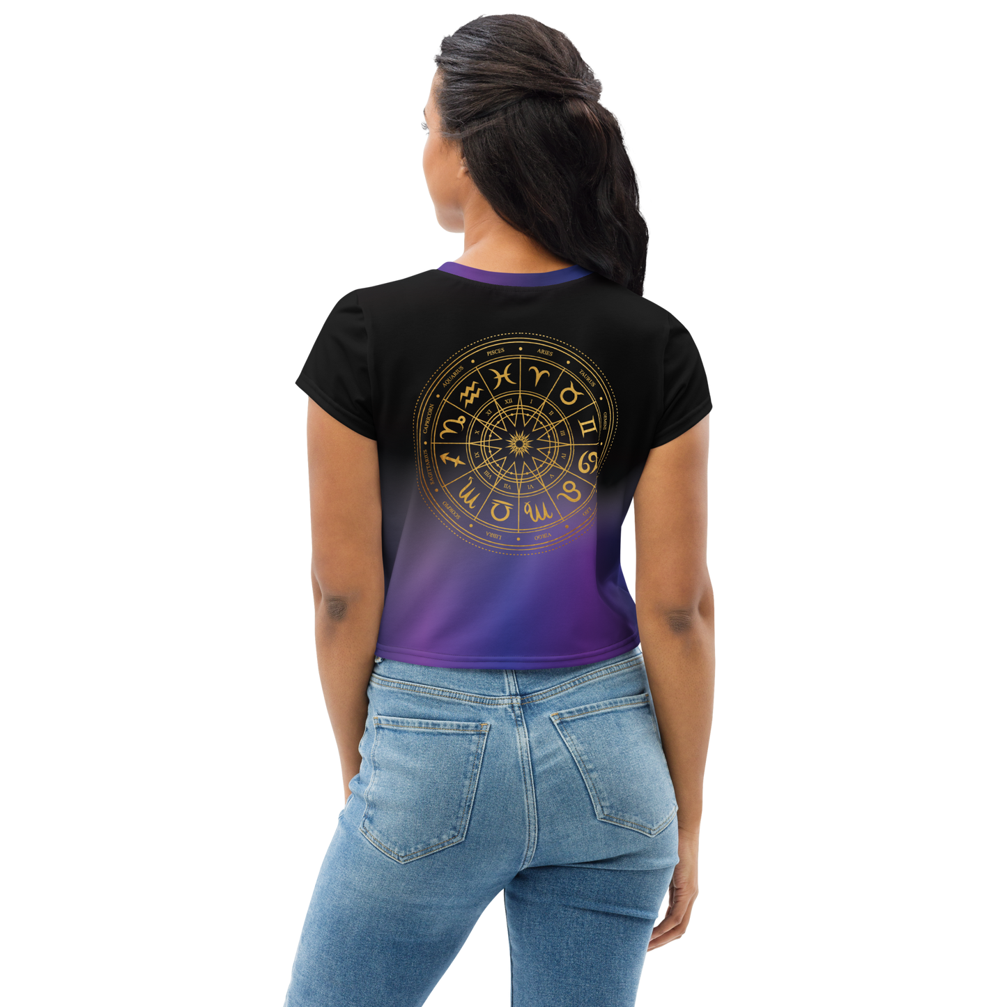 Fresh Squeezed Zodiac Crop Top - Midnight