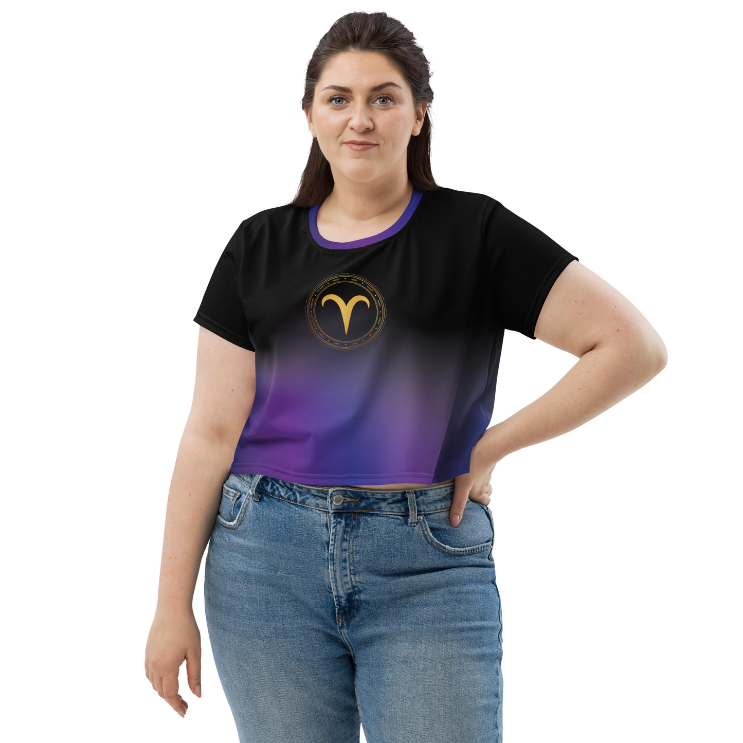 Fresh Squeezed Zodiac Crop Top - Midnight