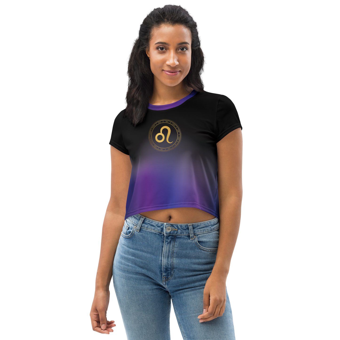 Fresh Squeezed Zodiac Crop Top - Midnight