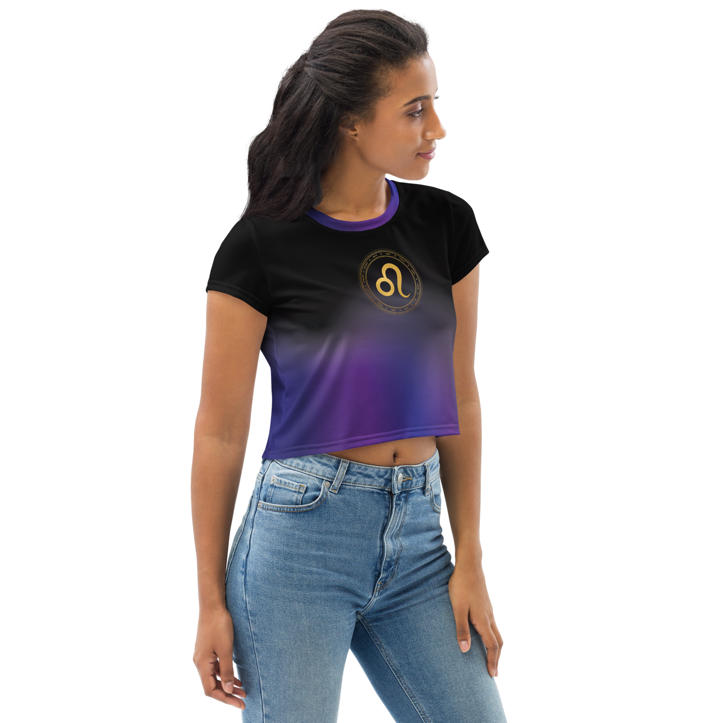 Fresh Squeezed Zodiac Crop Top - Midnight