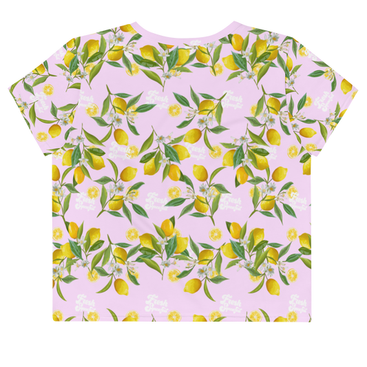 Fresh Squeezed Lemons Crop Top