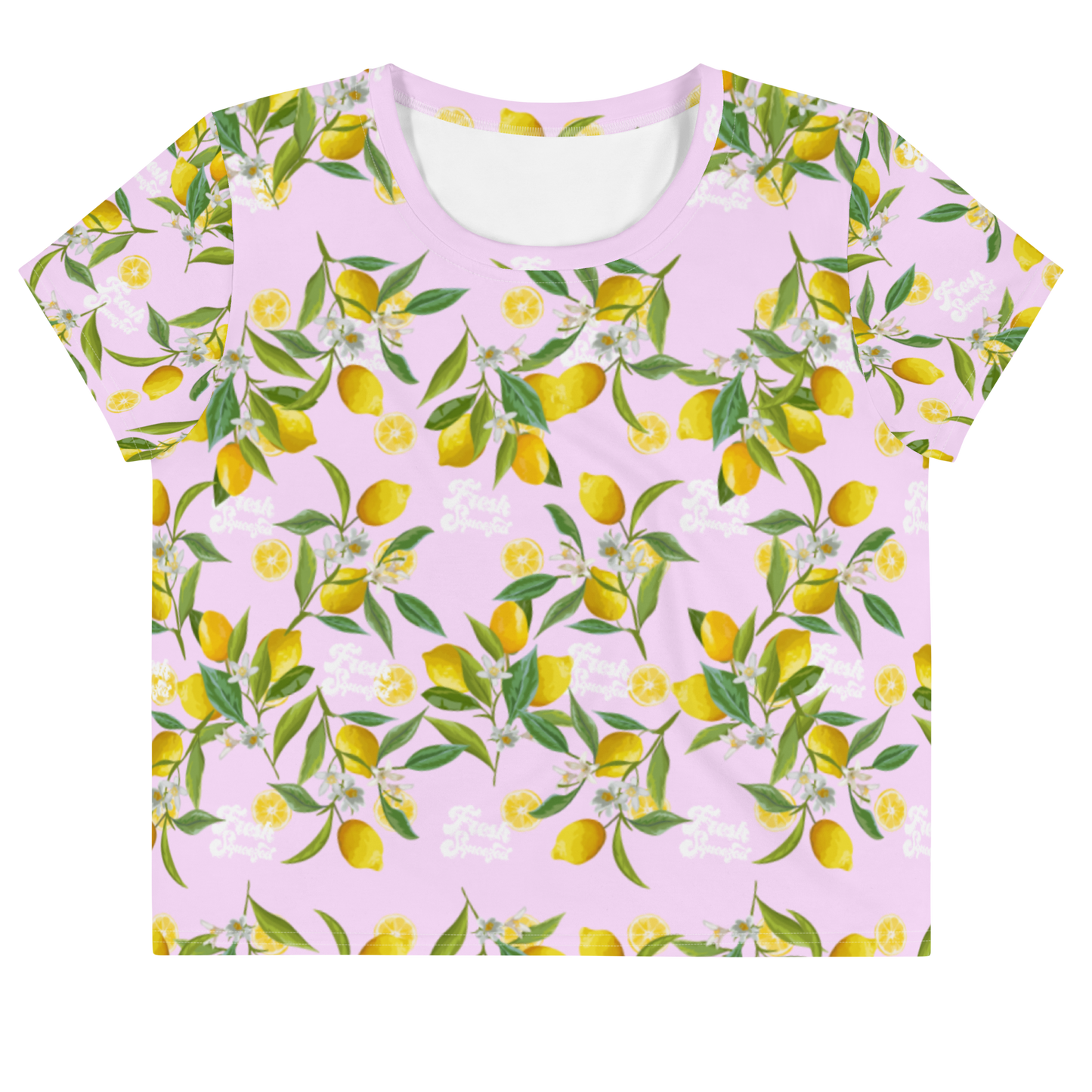 Fresh Squeezed Lemons Crop Top