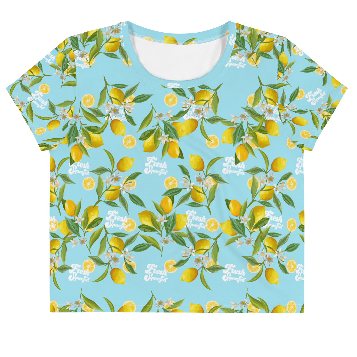 Fresh Squeezed Lemons Crop Top