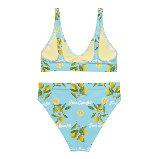 Fresh Squeezed Lemons High-Waisted Bikini