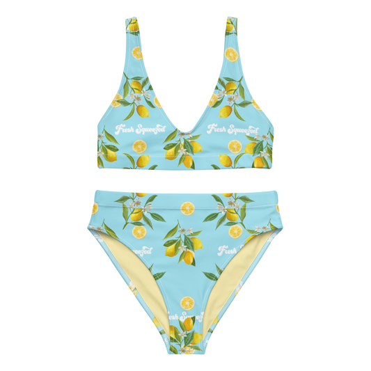 Fresh Squeezed Lemons High-Waisted Bikini