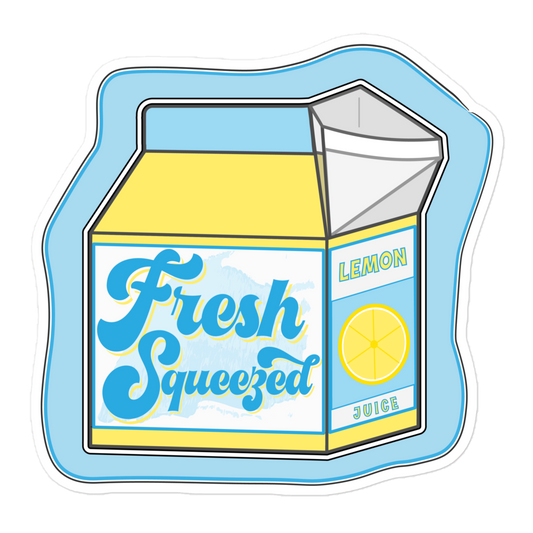 Fresh Squeezed Juicebox Vinyl Sticker - 5inch