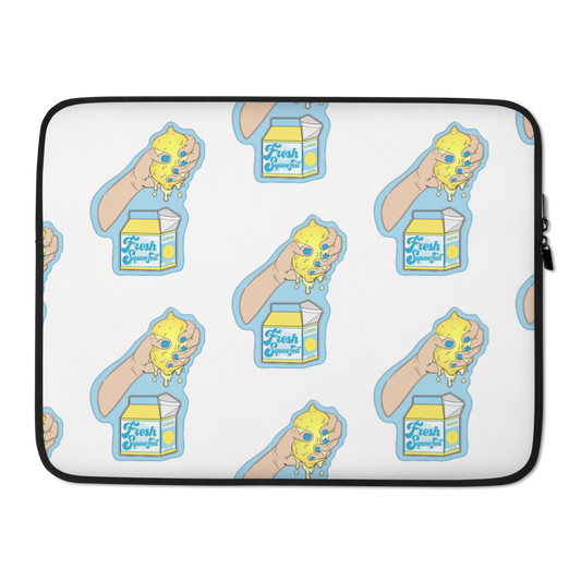 Fresh Squeezed Pattern Laptop Sleeve